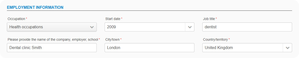 How to fill an eTA application form - step 5